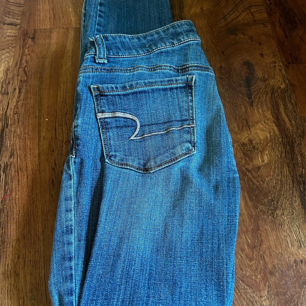 American Eagle Outfitters Straight Leg Blue Jeans